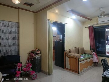 Living Room in 1 BHK Apartment at Shivram Park, Bhandup West – for Rent