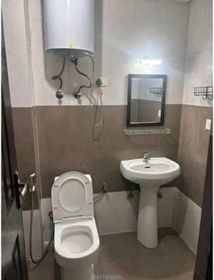 Bathroom in 2 BHK Apartment at Supertech 34 Pavilion, Sector 34 – for Rent