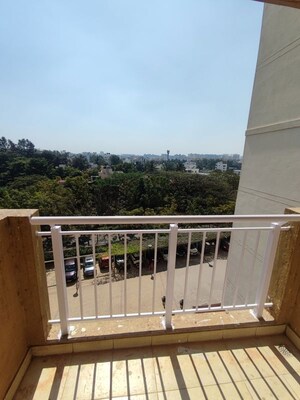 Balcony in 2 BHK Apartment at Mantri Webcity, Hennur – for Rent
