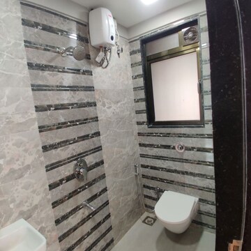 Bathroom in 3 BHK Apartment at K Raheja Interface Heights, Malad West – for Rent
