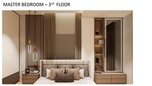 Master Bedroom in 5 BHK Villa at Kondapur – for Sale