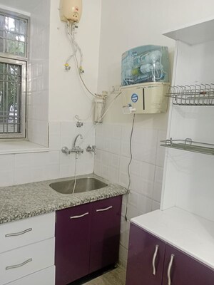 Kitchen in 3 BHK Builder Floor at Ansals Sushant City – for Rent