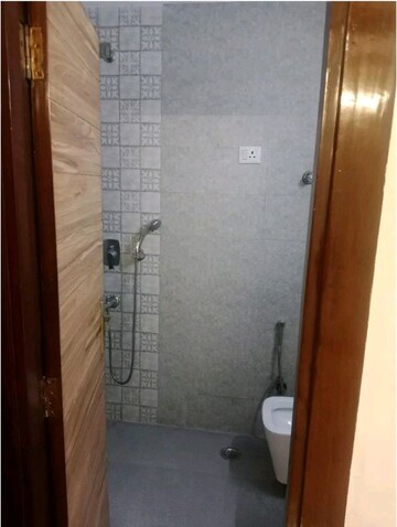 Bathroom in 2 BHK Builder Floor at Chattarpur – for Rent