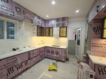 Kitchen in 3 BHK Apartment at Rajapushpa Provincia, Narsingi – for Rent