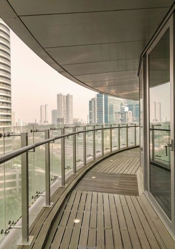 Balcony in 4 BHK Apartment at Lodha The World Towers World One Tier 2, Worli – for Rent