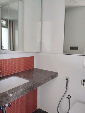 Washroom in 2 BHK Apartment at Lodha Kiara, Worli – for Rent