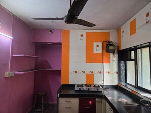 Kitchen in 1 RK Apartment at Rajas CHS, Andheri East – for Rent