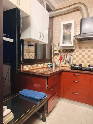 Kitchen in 3 BHK Builder Floor at East Of Kailash – for Rent