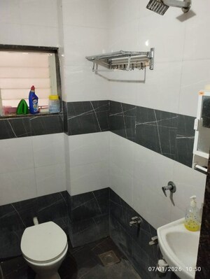 Bathroom in 2 BHK Apartment at Thaltej – for Sale