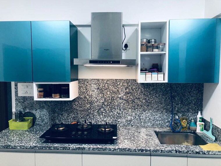 Kitchen, florida-river-bank 2 Bedroom 820 Sq.Ft. Apartment In Mundhwa Pune 9919240