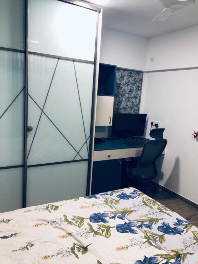 Bedroom, florida-river-bank 2 Bedroom 820 Sq.Ft. Apartment In Mundhwa Pune 9919240