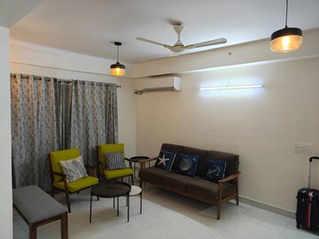 Living Room in 3 BHK Apartment at Amrapali Crystal Homes, Sector 76 – for Rent