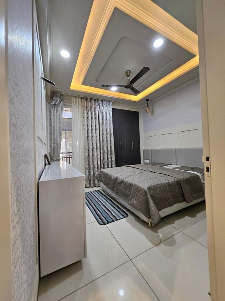 Master Bedroom, green-valley-residencia 3 Bedroom 1737 Sq.Ft. Apartment In Ghazipur Zirakpur 9919345