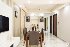 Living Room in 3 BHK Apartment at DLF New Town Heights I, Sector 90 – for Rent