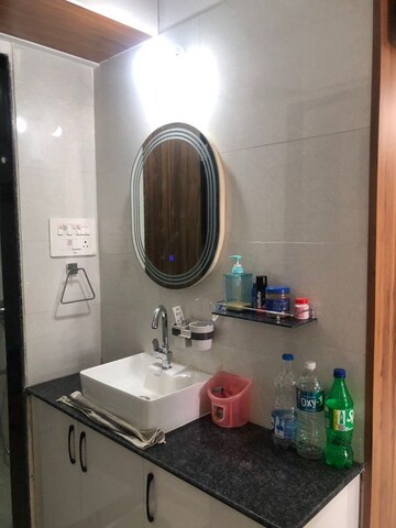 Bathroom in 1 BHK Apartment at MD Brahma Towers, Wakad – for Rent