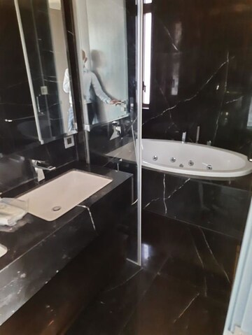 Washroom in 4 BHK Apartment at Lodha The World Towers World One Tier 2, Worli – for Rent