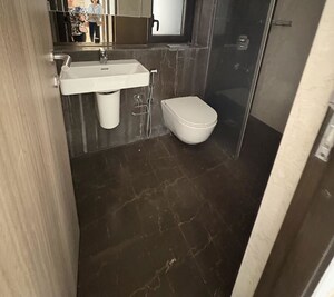 Bathroom in 2 BHK Apartment at Lodha The Park, Worli – for Rent