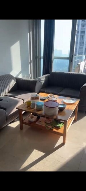 Living Room in 2 BHK Apartment at Chandak Cornerstone, Worli – for Sale