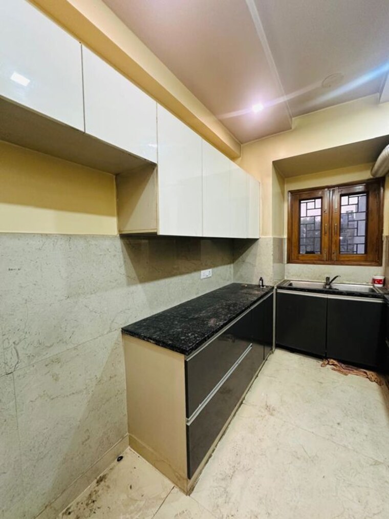 Kitchen, parklands 3 Bedroom 1550 Sq.Ft. Builder Floor In Sector 85 Faridabad 9919449