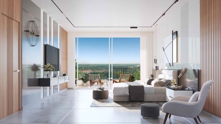 Bedroom, candeur-crescent 3 Bedroom 1878 Sq.Ft. Apartment In Serilingampally Hyderabad 8107147