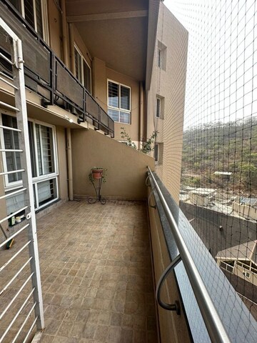 Balcony in 3 BHK Apartment at Sigma One, Paud Road – for Rent