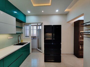 Living Room in 4 BHK Apartment at Bhartiya Nikoo Homes Phase 2, Thanisandra Main Road – for Rent