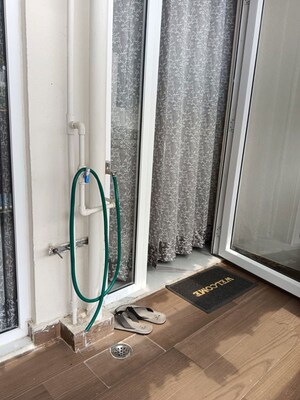 Bathroom in 2 BHK Apartment at Smart World Gems, Sector 89 – for Rent