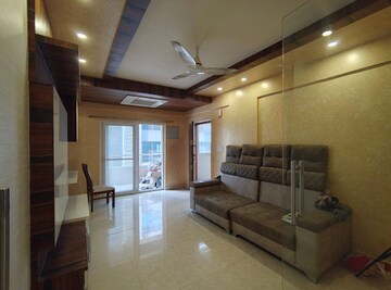 Living Room in 4 BHK Apartment at Vyjayanth Chalets, Puppalaguda – for Rent