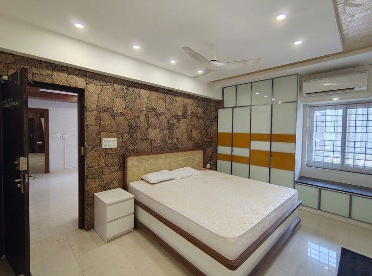 Bedroom, vyjayanth-chalets 4 Bedroom 3800 Sq.Ft. Apartment In Puppalaguda Hyderabad 9919538