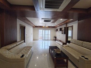 Living Room in 4 BHK Apartment at Vyjayanth Chalets, Puppalaguda – for Rent