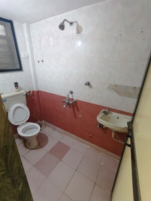 Bathroom in 2 BHK Apartment at Swagat CHS Kharghar, Kharghar Sector 18 – for Rent