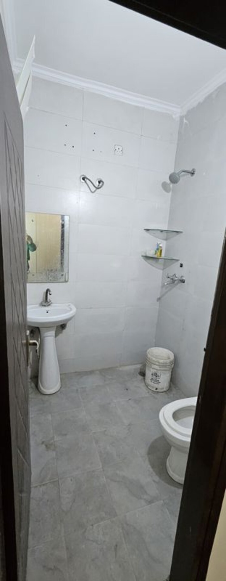 Bathroom, shri-devaji-residency 3 Bedroom 1100 Sq.Ft. Builder Floor In Dhakoli Zirakpur 9919542
