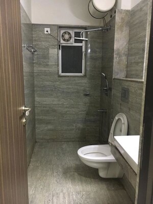Bathroom in 3 BHK Apartment at Raheja Ridgewood, Goregaon East – for Rent