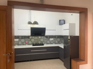 Kitchen in 2 BHK Builder Floor at Aerocity – for Rent