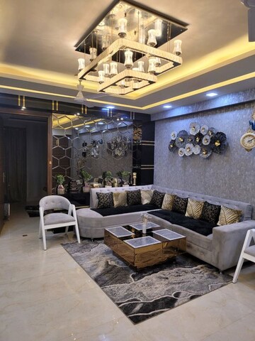 Living Room in 3 BHK Builder Floor at Mehrauli – for Rent