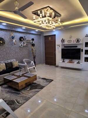 Living Room in 3 BHK Builder Floor at Mehrauli – for Rent