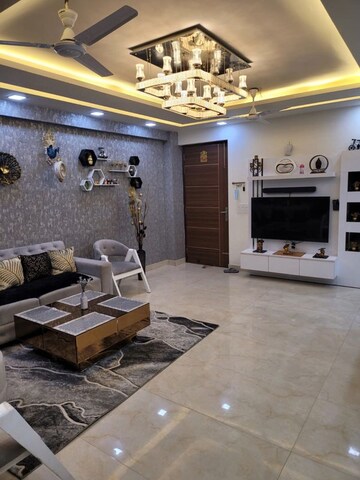 Living Room in 3 BHK Builder Floor at Mehrauli – for Rent