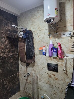 Bathroom in 3 BHK Builder Floor at Mehrauli – for Rent