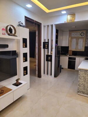 Living Room in 3 BHK Builder Floor at Mehrauli – for Rent