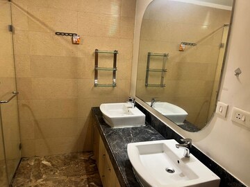 Bathroom in 3 BHK Apartment at Mahagun Mezzaria, Sector 78 – for Rent