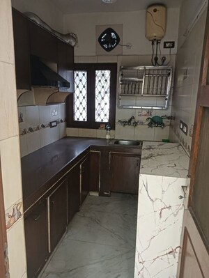 Kitchen in 3 BHK Builder Floor at Chittaranjan Park – for Rent