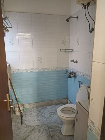 Bathroom in 3 BHK Builder Floor at Chittaranjan Park – for Rent