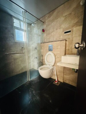 Bathroom in 2 BHK Apartment at Punawale – for Rent