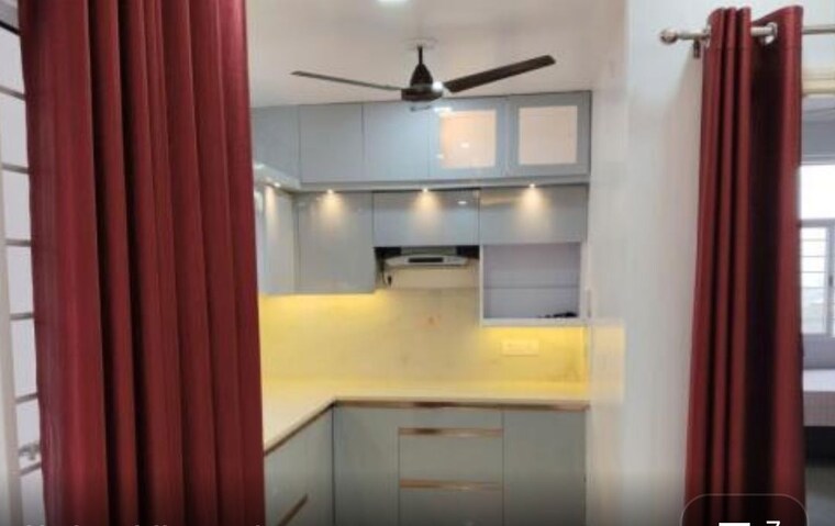 Kitchen, the mall avenue 3 Bedroom 1560 Sq.Ft. Apartment In The Mall Avenue Lucknow 9919677