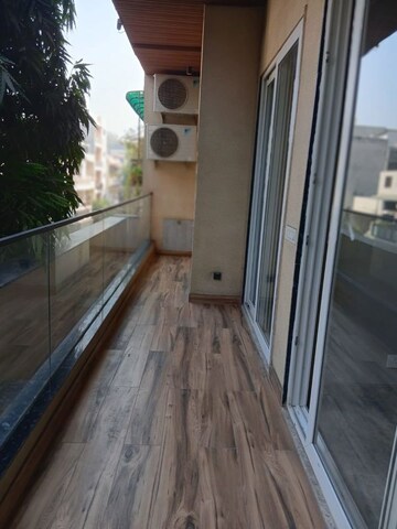 Balcony in 3 BHK Builder Floor at Kalkaji – for Rent