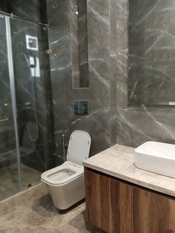 Bathroom in 3 BHK Builder Floor at Kalkaji – for Rent