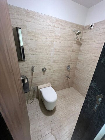 Bathroom in 1 BHK Apartment at Sevenstar Plaza, Borivali East – for Sale