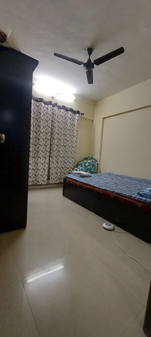 Bedroom in 1 BHK Apartment at Vaishnavi Sahil Heights, Pimple Nilakh – for Rent