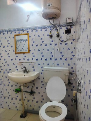 Bathroom in 1 RK Apartment at Sarita Vihar – for Rent