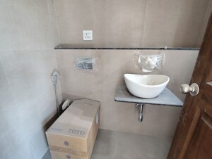 Bathroom in 3 BHK Apartment at Gio Vindhyagiri CHS, Goregaon East – for Rent